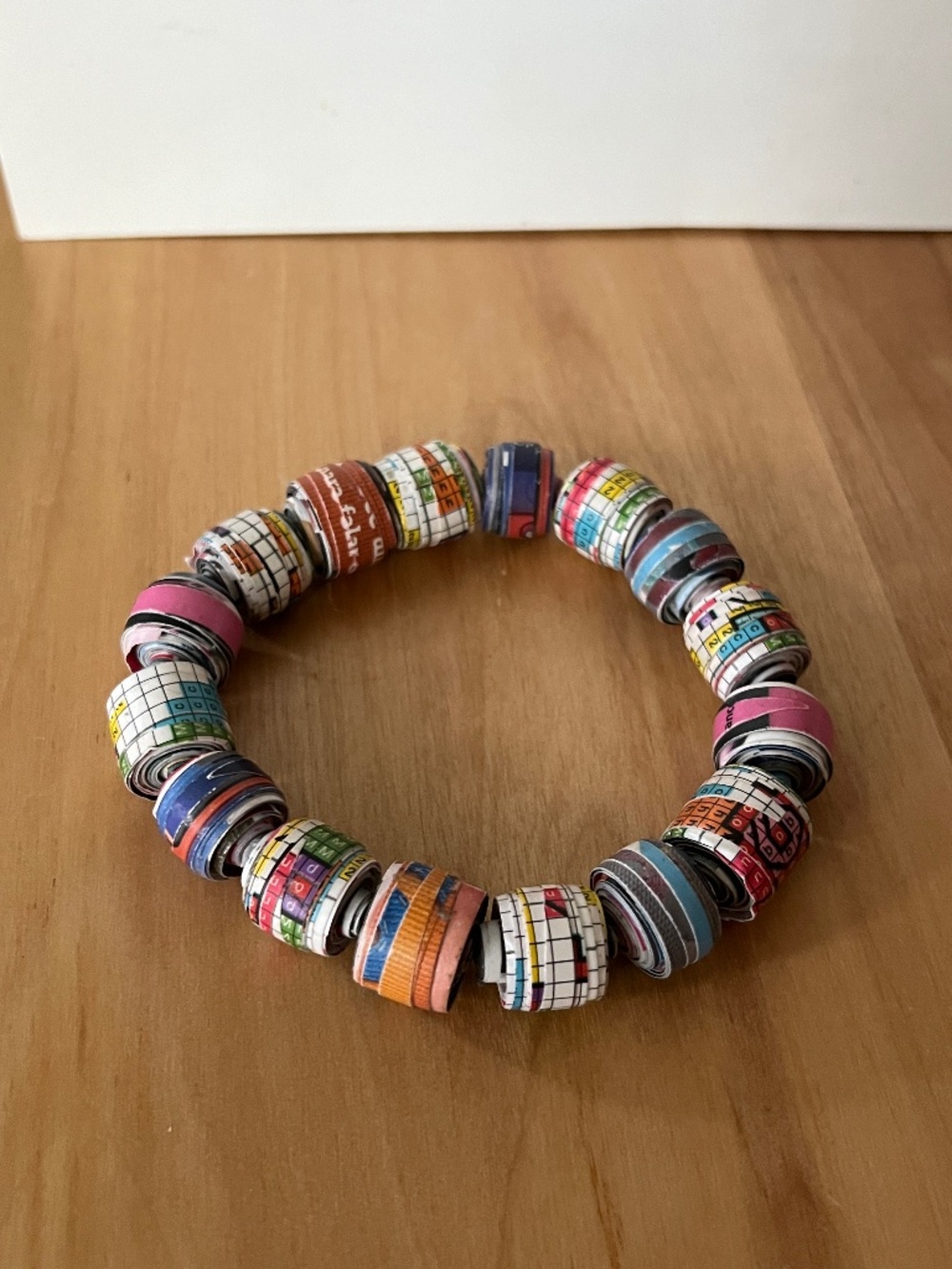 Paper Bead Bracelet